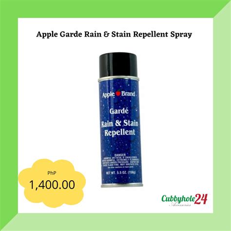 apple garde rain and stain repellent